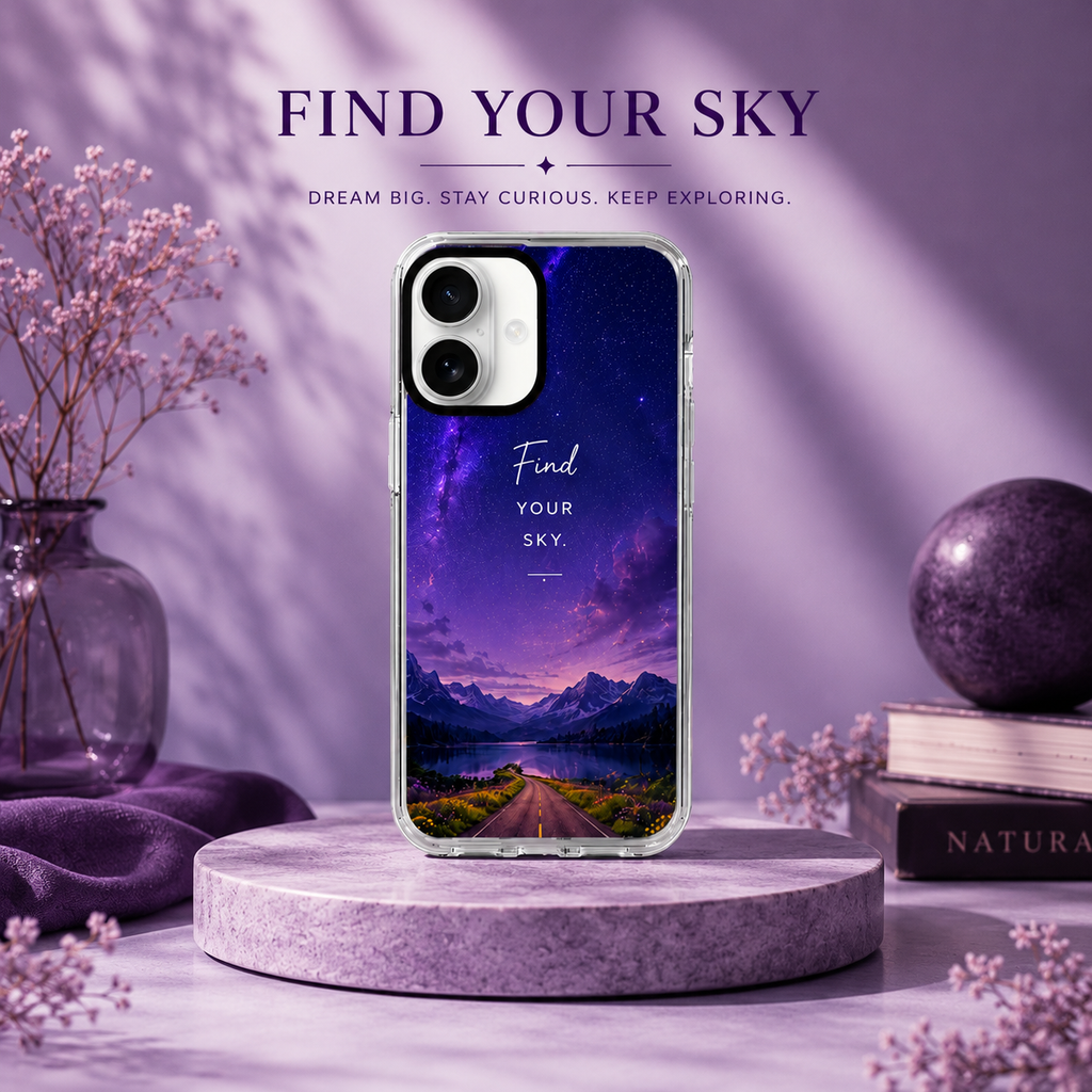 Find Your Sky Iphone Clear Case